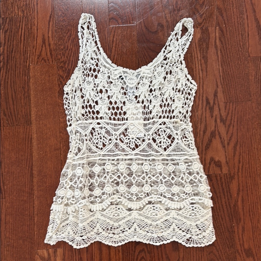 Lace Crochet Top